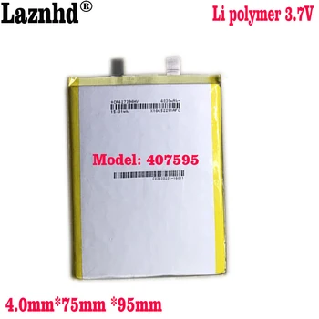 1-10vnt 407595 polimero ličio baterija 7,8,9 colių 