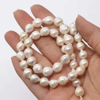 10-11mm Netaisyklingos Apvalios Aukštos Kokybės Edison Perlų, Natūralių Gėlavandenių Perlų 