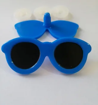 10vnt/daug--naujo dizaino žaislas blue akiniai žaislų saugos akiniai su sunkiai plovimo 