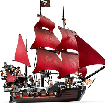 1207PCS Karibų jūros Piratai Blokai Žaislai Modelis Suderinamas su Black Pearl Laivo Plytų Žaislai Vaikams Berniukams 3