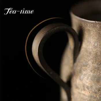 150ml Japonų Stiliaus Grubus Keramikos Arbatinukas Retro Keramikos Arbatos gamintojas nedidelį Puodą su Filtru Kung Fu Arbatos Nustatyti Asmenybės Arbatos Ceremonija