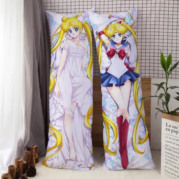 180cm Sailor Moon Dakimakura Užvalkalas Hugging Kūno Pagalvė Core Seksualus Japonijos Anime Žaidimas Užvalkalas Otaku Pagalvę Padengti