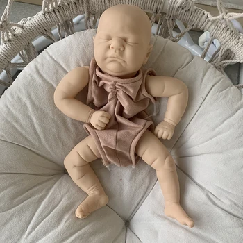 18Inch Lėlės Reborn Rinkinio Romilly Naujagimių Sleepping Baby Soft Touch Tikroviška, Minkšta Liesti Unpainted Tuščia Lėlė Dalys Žaislas Vaikams