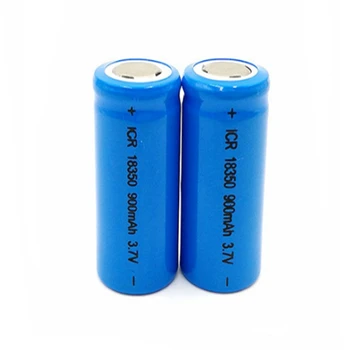 1PC), 3,7 V 900mAh 18350 Li-ion baterija 18350 Įkraunama Ličio Baterijas elektroninis gaminys, elektra įkraunamas Baterijas