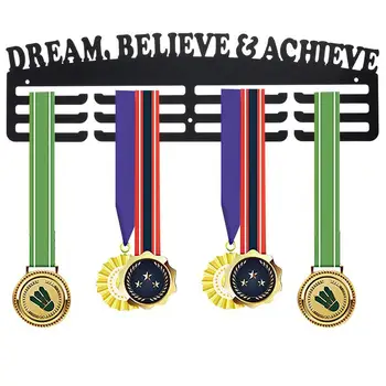 1pc Medaliai Pakaba Lieti Pakabos, Sporto Medaliai Display Rack Medaliai Rinkti Saugojimo Turėtojas Ekranas Kabyklos Stovo Su pakabinimo Kabliai 2