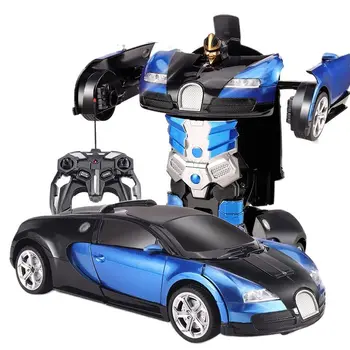 2.4 G Elektros RC Automobilių Transformacijos Robotai Vaikų Berniukų Žaislai, Lauko Nuotolinio Valdymo Sporto Deformacijos Automobilių Robotai Modelis Žaislas