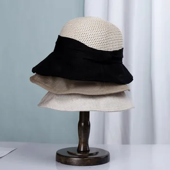 2022 Panamas UV Apsauga, Saulės Skydelis Paplūdimio elegantiškas moterų skrybėlės, Skydeliai, Sulankstomas Kepurės Moterų Moterų vasaros saulės skrybėlę bžūp moterims 0