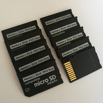 20PCS tf, ms Konverteris Didelės Spartos PSP Memory Stick Pro Duo 