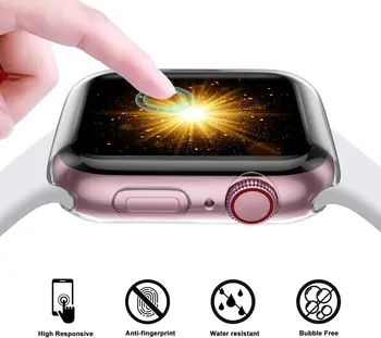 2Pack Diržu, Apple Watch band 45mm 44mm 41mm 40mm 42mm apyrankę watchband Screen Protector 