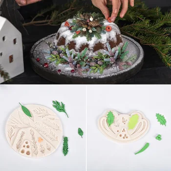 3D Klevo Rožių Vėžlys lapų Paparčio lapai, Mimoza Torto Formos Minkštas Šokolado Dervos Pelėsių Virtuvės Kepimo Sugarcraft Apdailos Įrankiai
