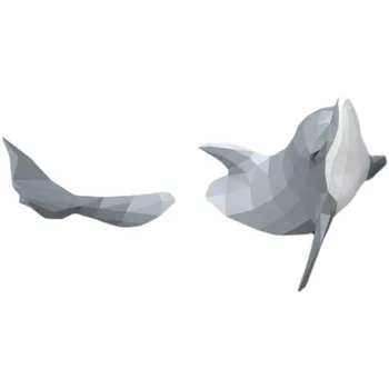 3D Popieriaus Meno Delfinų, Popieriniai, Rankų darbo 