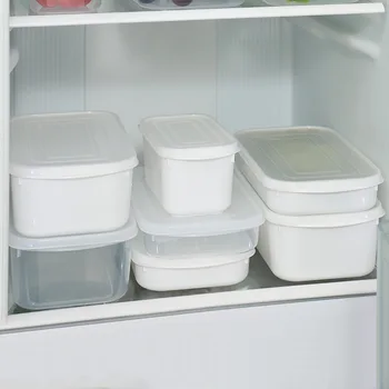 4 Dydžių Virtuvės Organizatorius Plastikinės Dėžutės Plastikinės Organizuoti Dėžės Šaldytuvo Laikymas Organizatorius Namų Maisto Laikymo Talpyklos Organizatoriai