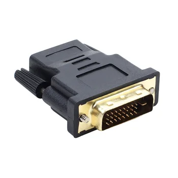50Pcs DVI į HDMI Adapterį, Bi-directional DVI-D 24+1 Male HDMI Female Kabelio Jungtis Konverteris, skirtas Projektorius HDMI DVI 2