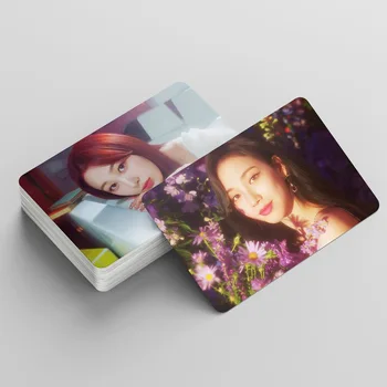 55PCS/set Kpop Aespa Photocards IU Lee Ji Eun du KARTUS Albumą ITZY Kep1er AŠ Photocard Lomo Kortelės AESPA Photocard Nuotraukų Korteles, 2022