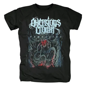 6 dizaino Australija deathcore grupė Aversions Karūna vyrų, moterų marškinėliai 3D sunkiųjų death Metal Punk camiseta riedlentė black tee