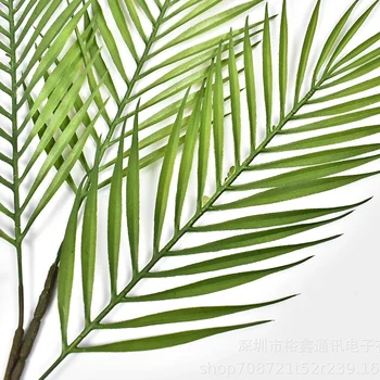 68cm Dirbtinis Atogrąžų Palmių Lapai Ilgai Medžio Šakos Žalios Namų Kambarį Miegamojo Dekoravimo Reikmenys, Plastikiniai Netikrą Augalai 2