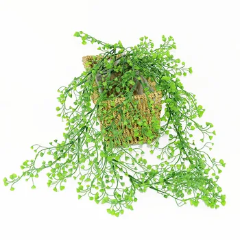85cm Dirbtinės Žaliosios Kabinti Gebenės Lapų Girlianda Plastiko Padirbtų Augalų Vynmedžių Gėlės Vestuves Sode Sienų Papuošimai 1