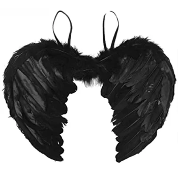 Angel plunksnų Sparnus Helovinas Kostiumas Šalis, Veiklos cosplay rekvizitai paukščių sparnai