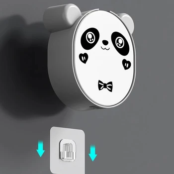 Animacinių filmų Panda Muilo Lauke prie Sienos tvirtinamas Nutekėjimo Muilo Patiekalas, Flip Dangtelis, Muilo Dėžutė Atveju Vandeniui Stovo Kūrybos Muilo Laikiklis Dušo 2