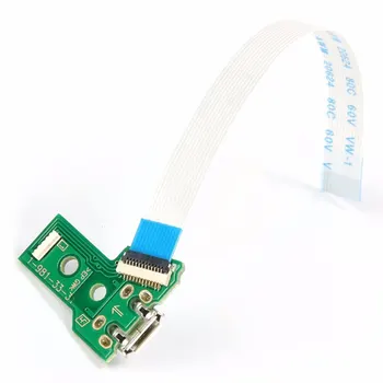 Aukštos Kokybės Kontrolierius Įkroviklis Valdybos USB Įkrovimo lizdas Kištukinis Jungiklis Lentos 12/14 Pin Kabelis PS4 Dualshock 4