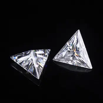 Aukščiausios Kokybės Trikampis Diamond Puikus Supjaustyti 3mm To12mm D Spalva VVS1 Laisvas Brangakmenių Moissanite Akmenys Praeiti Deimantų Testeris Papuošalai