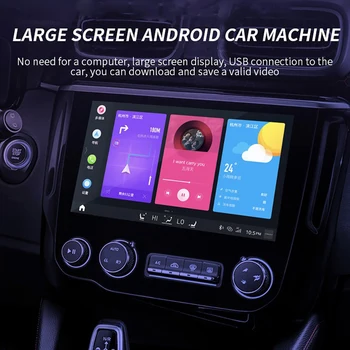 Automobilių DVR su USB, Android ADAS Brūkšnys Cam 1080P Full HD Transporto priemonės Vaizdo įrašymo Auto Brūkšnys Kamera Judesio Jutiklis Naktinis Matymas G-sensorius 5