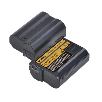 Batmax 2280mAh LT-EL15C EN-EL15 Baterija+LED USB Dual Kroviklis Nikon Z6 Z5 Z6 II Z7 Z7II D810 D500 D750 D800 D600 D610 1