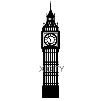 BIG BENAS LONDONE LAIKRODIS UK Orientyrą Dekoracijos Siena Lipdukas Vinilo Meno Lango Lipdukas Durų Trafaretas Kambario Apdaila, S, M, L