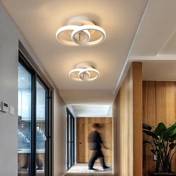 Blizgesio Modernios LED Šviestuvo Patalpų Koridorius, Gyvenamasis Kambarys Lubų Šviestuvai Šviestuvas, Miegamojo Lubų Lempos Valgomasis Virtuvė 4