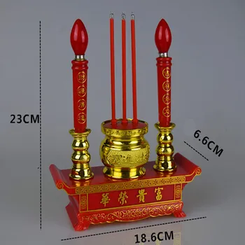 Budistų Elektrinių Žvakių Šviesos Avalokitešvara Buda Turtų, garbės Kinijos Džiugia Naujųjų Metų Vestuvių LED Žvakė, Lempa, Nemokama laivas