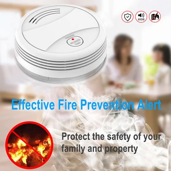CoRui Belaidžio Priešgaisrinės Signalizacijos Jutiklis Tuya-Wifi Smart Dūmų Detektorius Kontrolės Tuya App Home Office Dūmų Signalizacijos Priešgaisrinė Apsauga 5