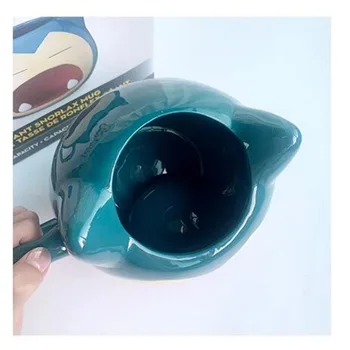 Didelės Talpos Puodelis 3D Snorlax Puodelis Animacinių filmų Keramikos Vandens, Puodelis Pieno, Kavos, Arbatos Puodelio, Puodelis 1000ml Vaikų Berniukų Mergina Dovana 3