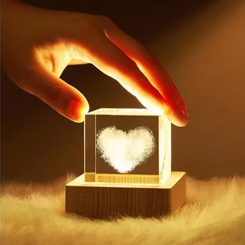Didmeninė 3d Lazerinis Graviravimas Crystal Cube 50mm kristalų visatos, Žemės Galaxy suvenyrų amatų valentino vestuvių Papuošalai dovanos
