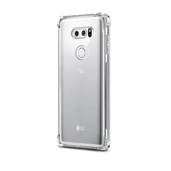 Dėl LG V20 V30 G7 thinq G6 Q8 V9 Stylo 3 K4 2017 K10 2018 antidetonaciniai Skaidrus Telefoną Atveju LG G7 thinq Atvejais