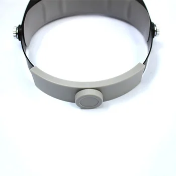 Ekrano užsklandą didinamasis stiklas 1,5 X 3 VNT., 6,5 X 8X Loupe Galvos Didinamojo Stiklo Objektyvas Papuošalų, Laikrodžių Taisymo Watchmaker didinamasis stiklas su LED Šviesa