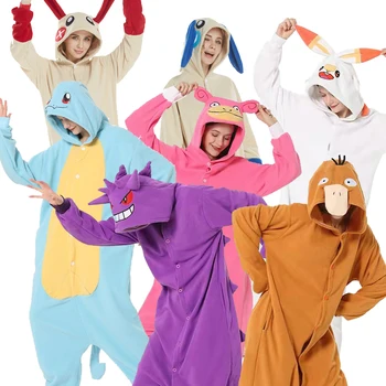 Gyvūnų Naujas Suaugusiųjų Kigurumi Onesie Pižama Mielas Anime Cosplay Kostiumai, Unisex Šalies Jumpsuit Sleepwear Kalėdų Dovana Dropship