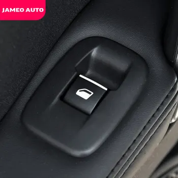 Jameo Auto 7Pcs Reikmenys, Peugeot E-208 E208 2020 2021 Automobilių Langų Pakėlimo Mygtukai Papuošti Blizgančiais Apdaila Lipdukas Automobilio Stiliaus