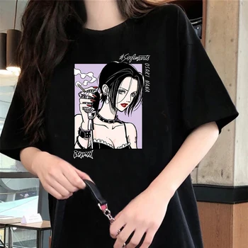 Japonų Anime, Osaki Nana Marškinėliai Moterims Kawaii Animacinių filmų Nana Osaki T-shirt Harajuku Grunge Vasaros Top Unisex Marškinėlius Moteris