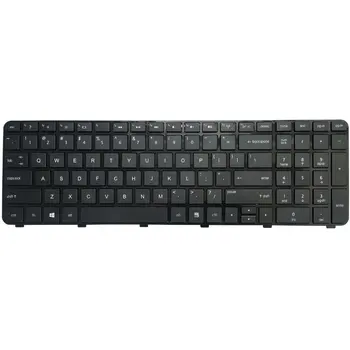 JAV Juodos spalvos nešiojamojo kompiuterio Klaviatūra HP Pavilion DV7-6100 DV7-6000 DV7-6200 DV7-6152er 60945-257 anglų klaviatūra su karkasu