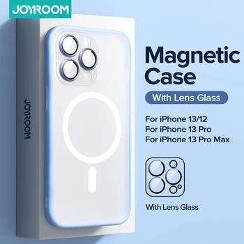 Joyroom Magnetinio Belaidžio Įkrovimo Atveju iPhone 12 13 Pro Max atsparus smūgiams Padengti Atvejų 