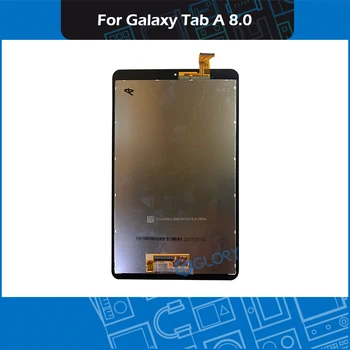 Juoda T387 LCD surinkimo Samsung Galaxy Tab 8.0 2018 SM-T387 LCD Ekranas Jutiklinis Ekranas skaitmeninis keitiklis Asamblėjos Replacment 0