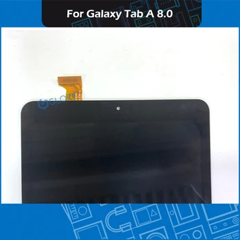 Juoda T387 LCD surinkimo Samsung Galaxy Tab 8.0 2018 SM-T387 LCD Ekranas Jutiklinis Ekranas skaitmeninis keitiklis Asamblėjos Replacment 1