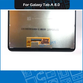 Juoda T387 LCD surinkimo Samsung Galaxy Tab 8.0 2018 SM-T387 LCD Ekranas Jutiklinis Ekranas skaitmeninis keitiklis Asamblėjos Replacment 2