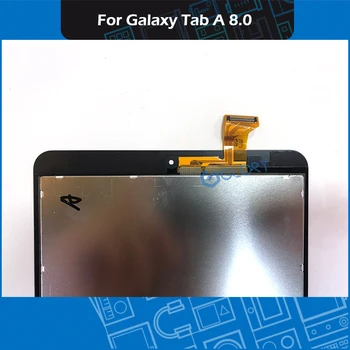 Juoda T387 LCD surinkimo Samsung Galaxy Tab 8.0 2018 SM-T387 LCD Ekranas Jutiklinis Ekranas skaitmeninis keitiklis Asamblėjos Replacment 3