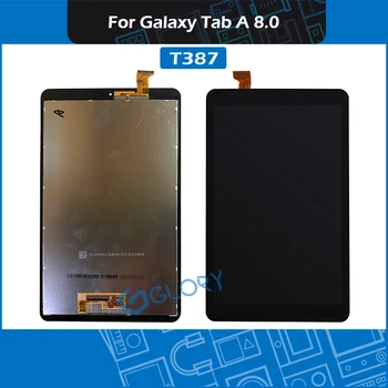 Juoda T387 LCD surinkimo Samsung Galaxy Tab 8.0 2018 SM-T387 LCD Ekranas Jutiklinis Ekranas skaitmeninis keitiklis Asamblėjos Replacment 4