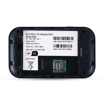 Kišenėje Wifi Router 4G LTE Kartotuvas Automobilių Mobilus Wifi Hotspot Belaidžio Plačiajuosčio ryšio Mifi Modemas Maršrutizatorius 4G Sim Kortelės Lizdas