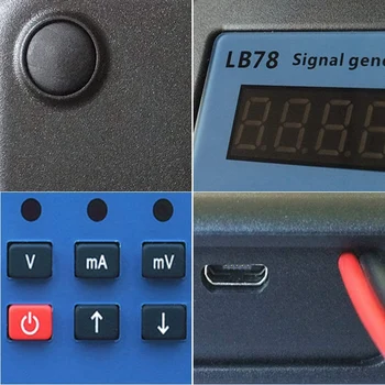 LB78 Atsparumo Srovė Voltmeter Signalo Generatorius Šaltinį Procesas Kalibravimo 4-20MA/0-10V/MV