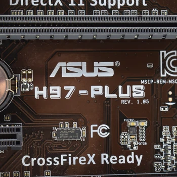 LGA 1150 ASUS H97-PLUS pagrindinė Plokštė DDR3 M. 2 USB3 SATA3 PCI-E 3.0 USB3.0 ATX Intel H97 Plokštę Už Core i3-4160 Xeon E3-1245 4