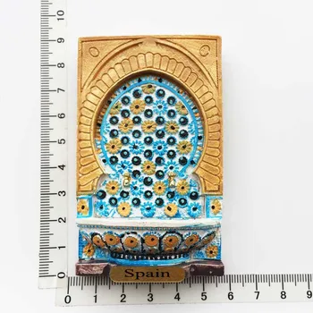 Magnetinio Šaldytuvas Lipdukai Namų Dekoro Kolekcija Dovanų Idėjos Ispanijos Granados, Šaldytuvas Magnetai, Omanas Islamo Stiliaus Veidrodis, Rėmas