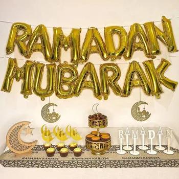 Mediniai Eid Maisto Dėklas Eid Mubarakas Dekoracija Namuose Islamo Ramadanas Kareem Šalis Dekoro Pakabukas Ramadanas Mubarakas Dovana Eid Al Adha 1
